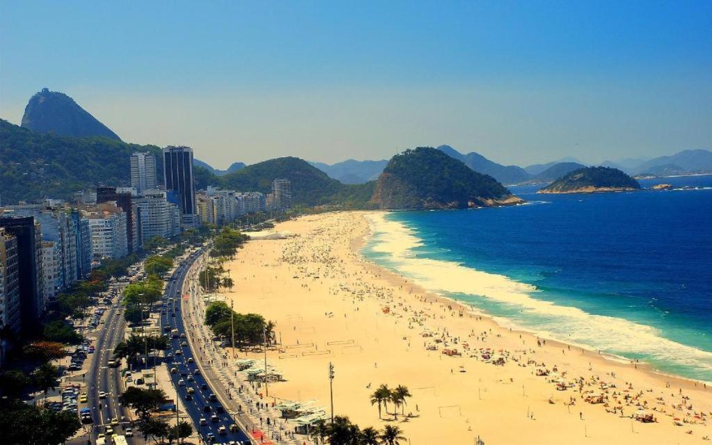 Copacabana 3 Suites, Andar Alto Com Vista Mar, 9 Camas, Enorme, Wifi 300Mb, Ar Condicionado Em Todas Suites, Pauloangerami Mvc1812 ริโอเดจาเนโร ภายนอก รูปภาพ