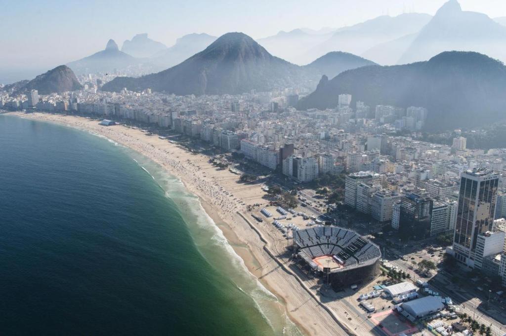 Copacabana 3 Suites, Andar Alto Com Vista Mar, 9 Camas, Enorme, Wifi 300Mb, Ar Condicionado Em Todas Suites, Pauloangerami Mvc1812 ริโอเดจาเนโร ภายนอก รูปภาพ