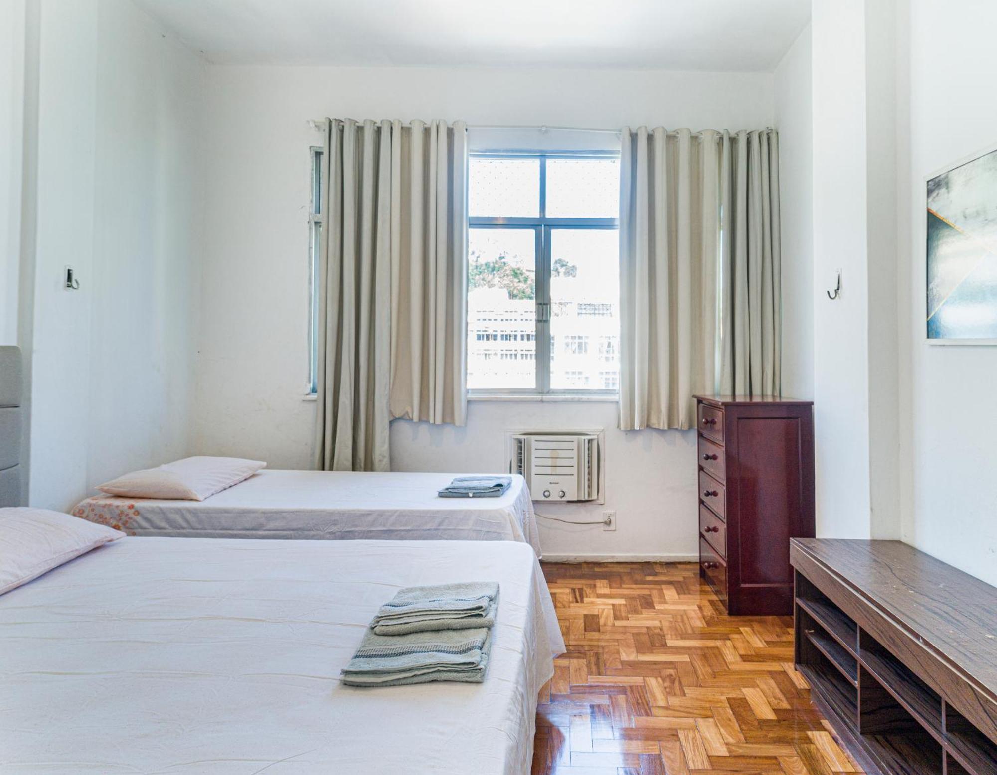 Copacabana 3 Suites, Andar Alto Com Vista Mar, 9 Camas, Enorme, Wifi 300Mb, Ar Condicionado Em Todas Suites, Pauloangerami Mvc1812 ริโอเดจาเนโร ภายนอก รูปภาพ