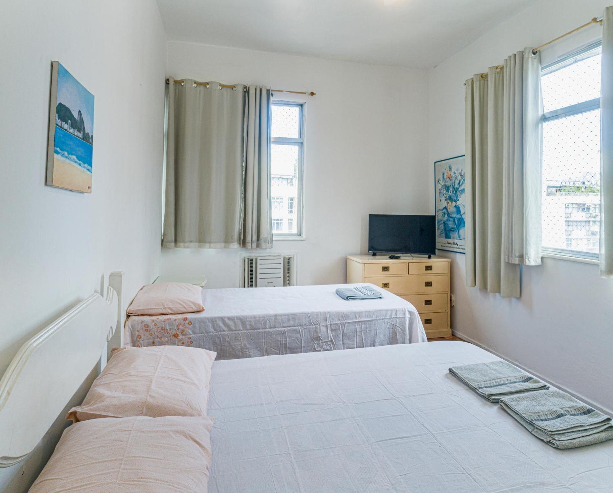 Copacabana 3 Suites, Andar Alto Com Vista Mar, 9 Camas, Enorme, Wifi 300Mb, Ar Condicionado Em Todas Suites, Pauloangerami Mvc1812 ริโอเดจาเนโร ภายนอก รูปภาพ